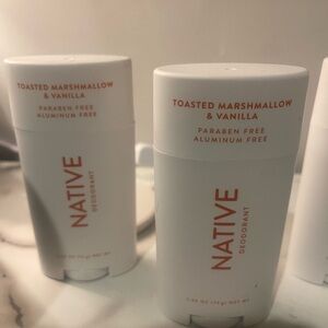 Native Deodorant 2 each desert grass sandalwood Toasted Marshmallow